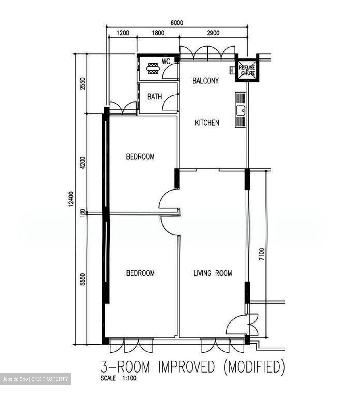 Blk 804 King George's Avenue (Kallang/Whampoa), HDB 3 Rooms #637787741